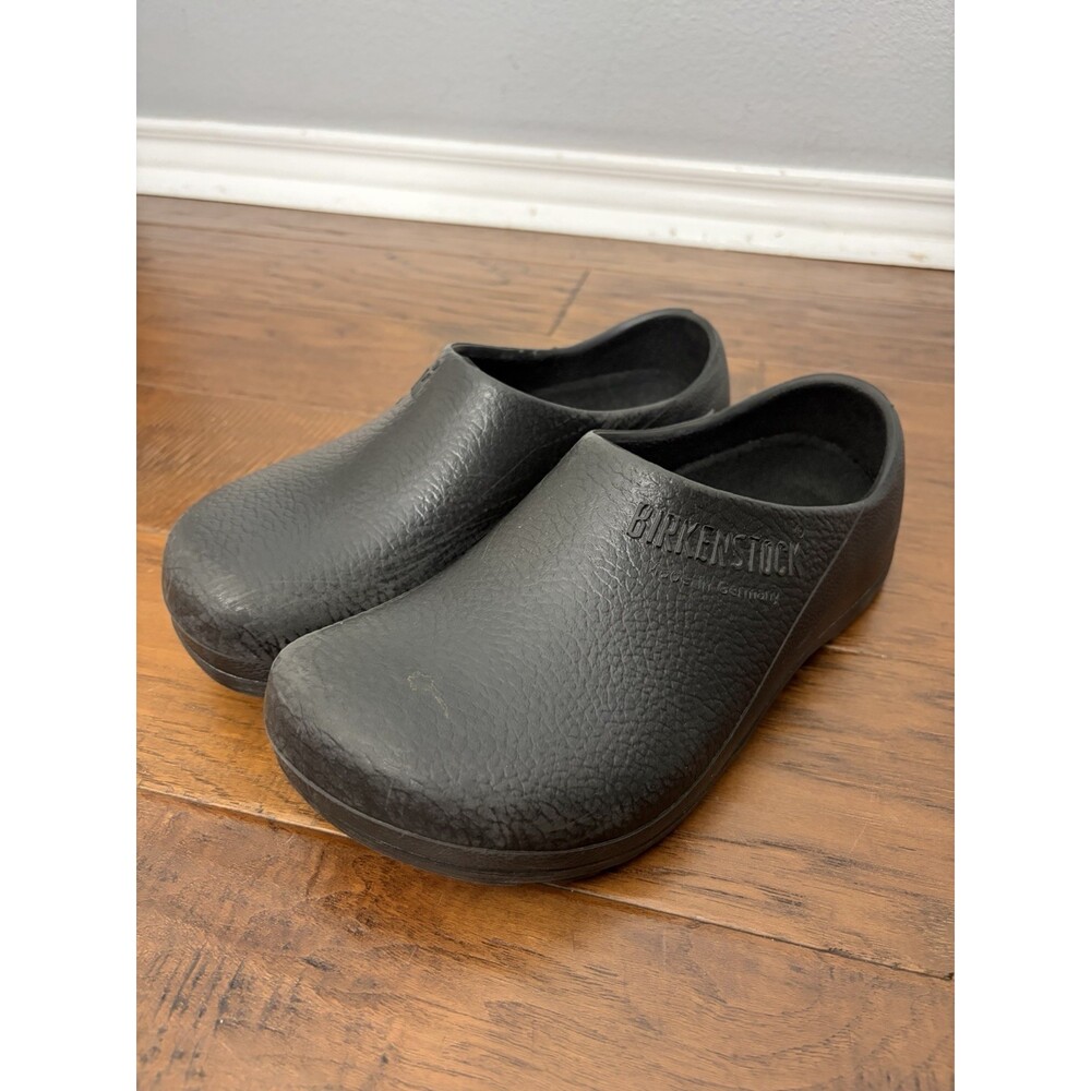 BIRKENSTOCK Birki’s “Profi” Rubber Slip On Clog Men's US7/W9 EU 40 Black